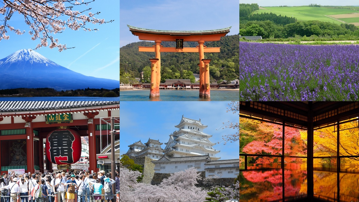 Beautiful tourist spots in Japan