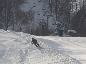 Ski slope of Mt.Tengu