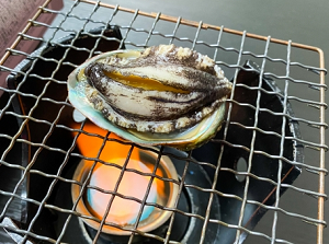 Grilled abalone