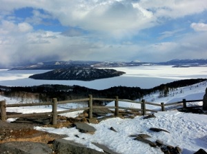 Winter scenery at Bihoro Pass