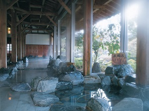 Bath in Akiu onsen