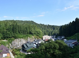 Ginzan Onsen town