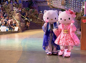 A show in Sanrio Puroland