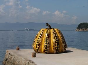 Near a port in Naoshima