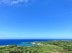 Town and sea of Yoronjima